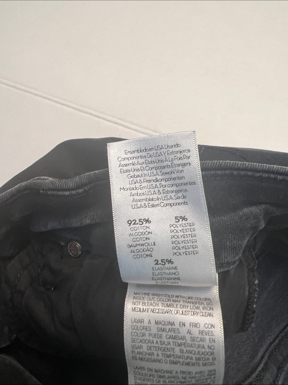 MOTHER THE PIXIE ANKLE FRAY BLACK SKINNY JEANS IN NOT GUILTY WASH SIZE 27 - Picture 7 of 13